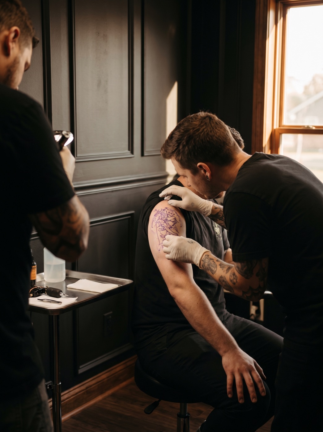 Tattoo work at Divergence Tattoos